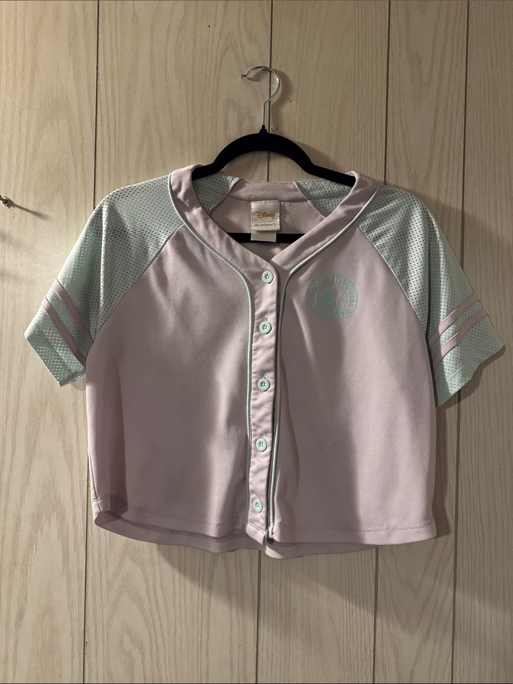 Her Universe The Little Mermaid Pink & Mint Short-Sleeve 1989 anniversary Jersey